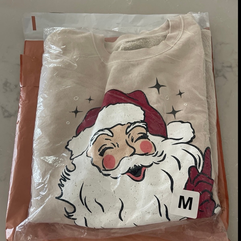 Living Fully Santa Sweatshirt